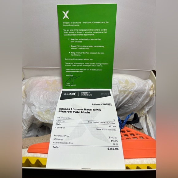 Size 9 - Adidas NMD Trail x Pharrell Human Race 2017 - Pale Nude AC7361 - Picture 2 of 11